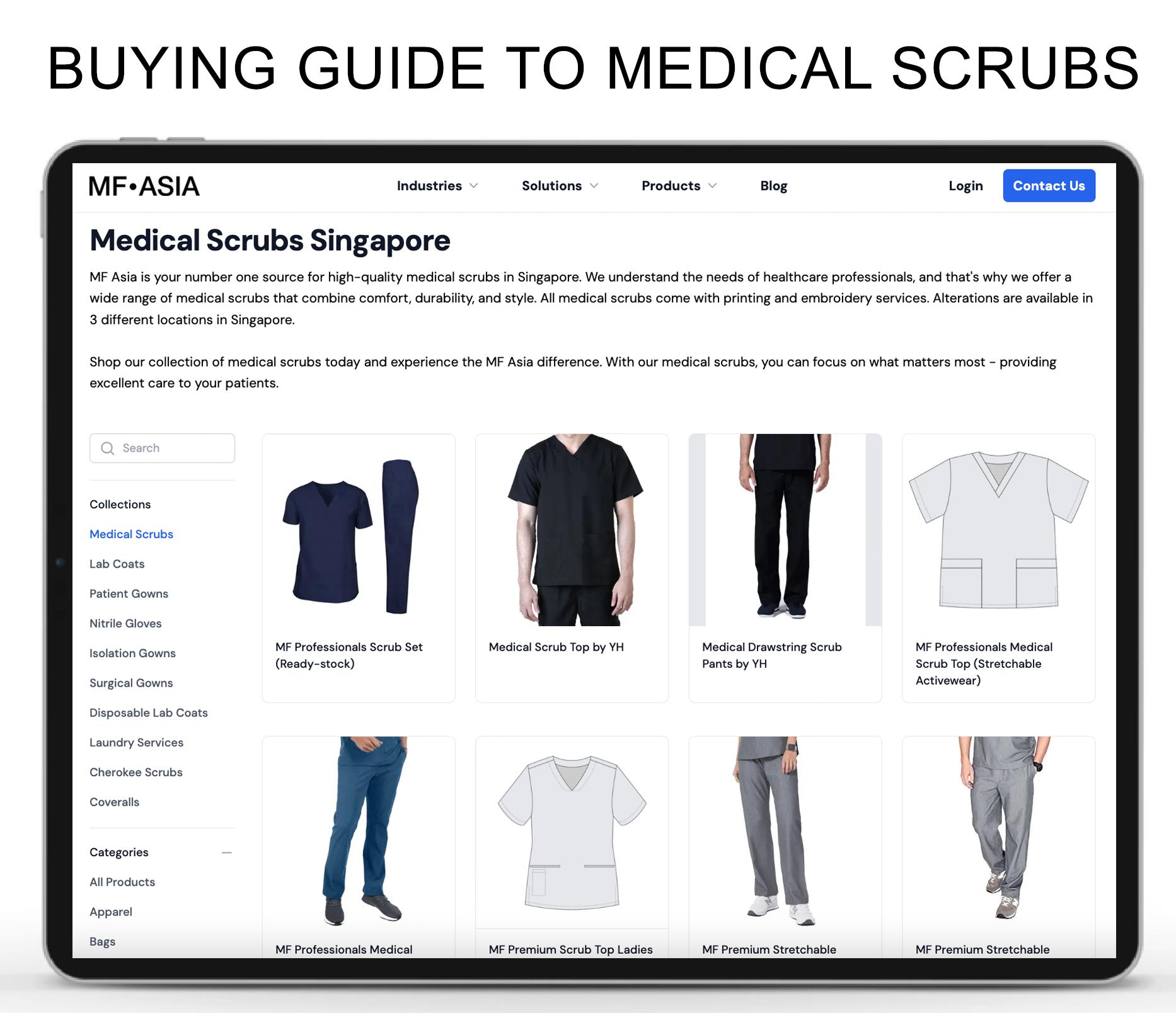 Where to buy Medical Nursing Scrubs in Singapore [2024 edition]