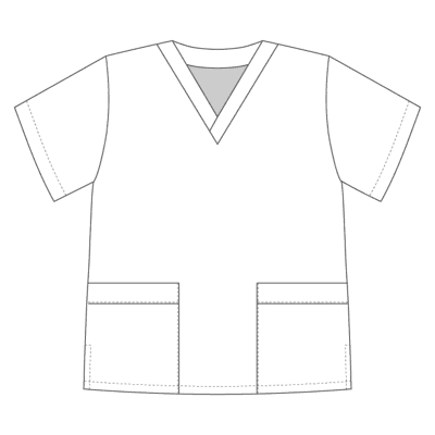 MF Professionals Medical Scrub Top (Stretchable Activewear)