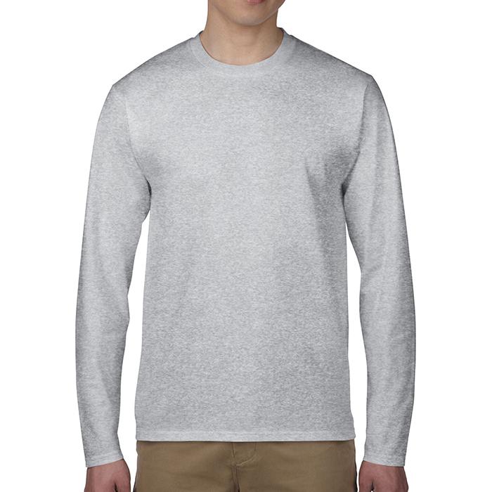 Gildan 76400 Premium Cotton Adult Long Sleeve T-Shirt (White)