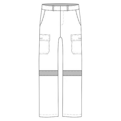 Technician Cargo Pants with Reflective Tape by YH