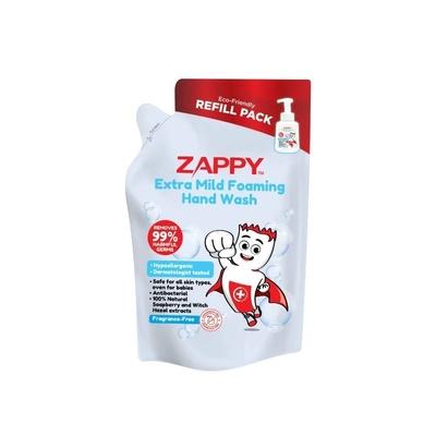 Zappy Extra Mild Foaming Hand Wash Fragrance-Free Refill - 250ml
